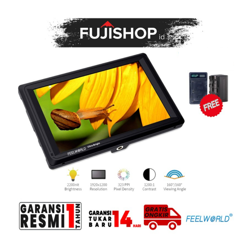 Feelworld FW279S Ultra Bright 2200NIT SDI 4K Monitor Eksternal Kamera