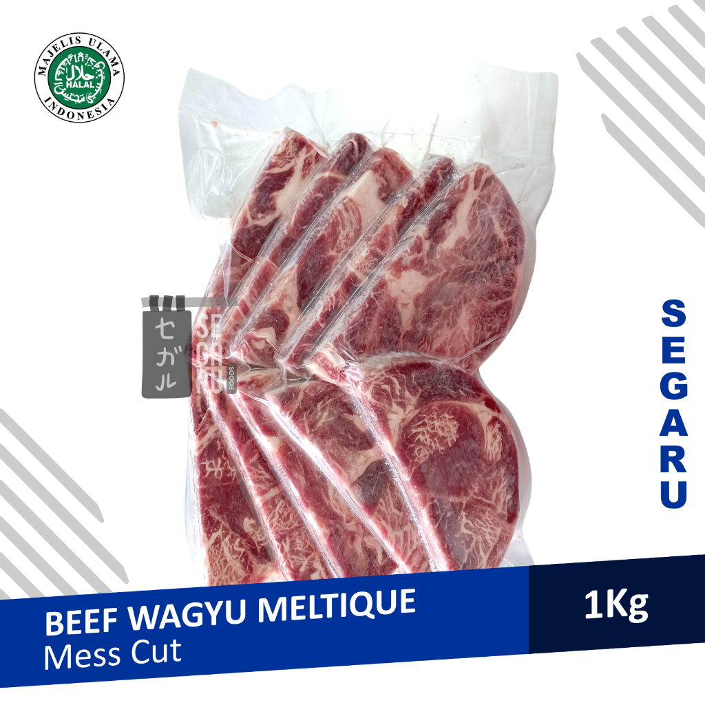 

Wagyu Meltique Mess Cut | Daging Sapi Trim Wagyu Meltik 1 kg