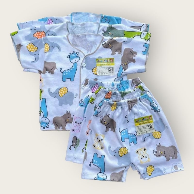 BAJU BAYI NEWBORN BJU BAYI BARU LAHIR SETELAN 1 SET BAJU+CELANA