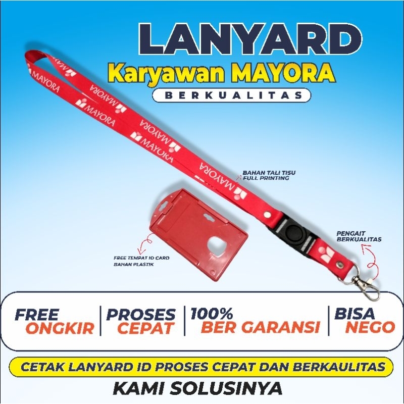 

LANYARD MAYORA FULL PRINTING