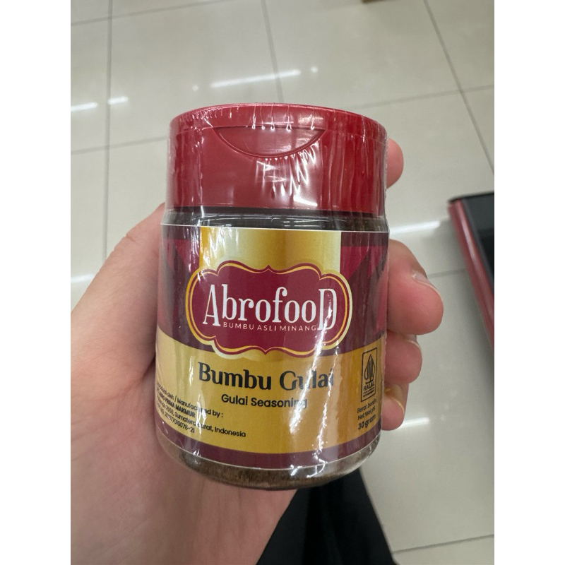 

Bumbu gulai Abrofood kemasan botol (kemasan baru)