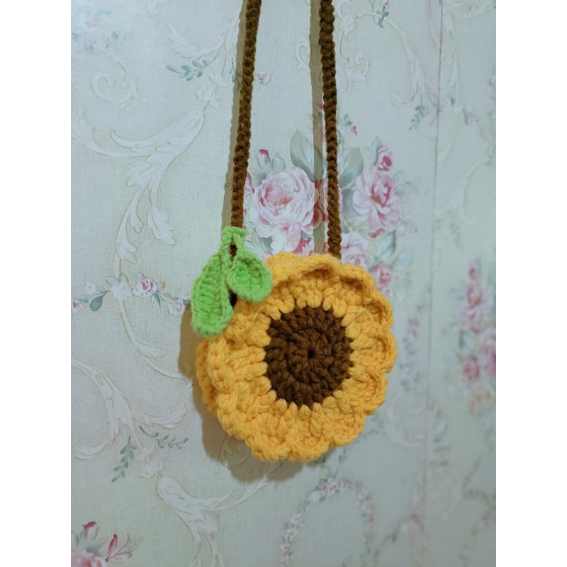 Flower Mini Bag rajut/tas anak/tas mini
