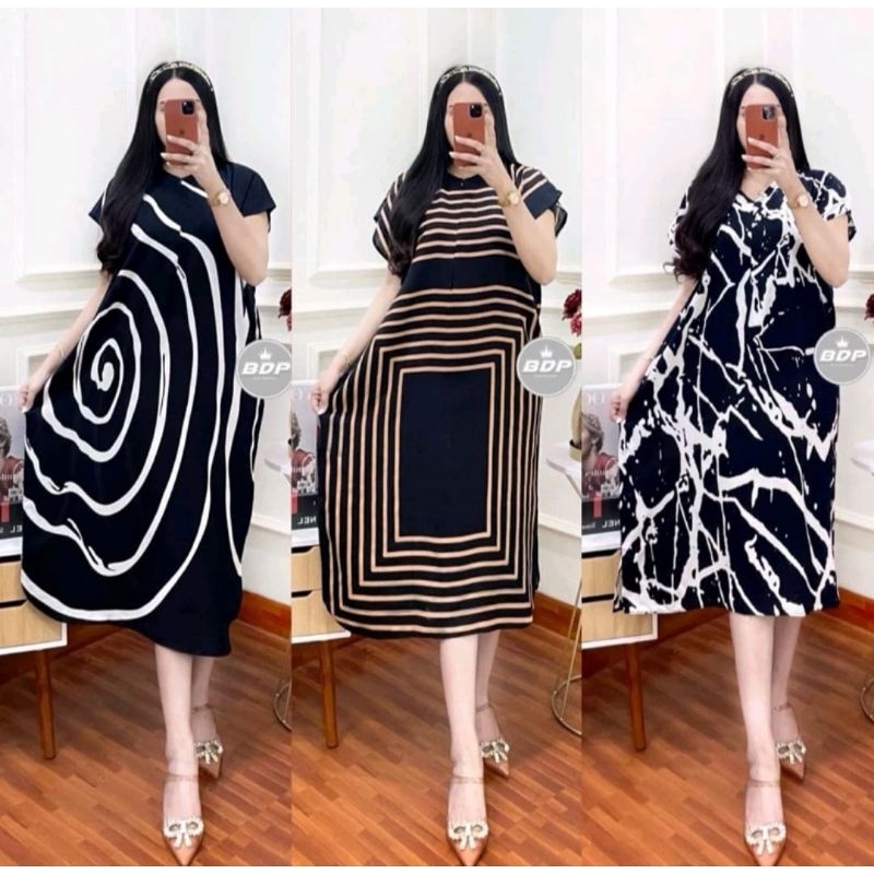 daster busui resleting rayon premium daster homedress adem murah