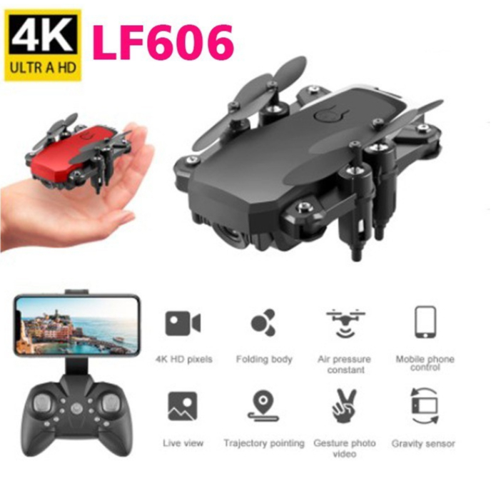 Drone LF606 Mini Drone Kamera Ketinggian dan RC Drone Dengan Kamera Quadcopter Original