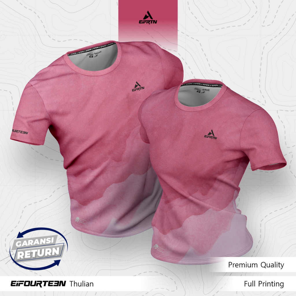 Baju Kaos Jersey Olahraga Pasangan Couple Running Lari Sepeda Volley Badminton Uniseks Sport | Thuli
