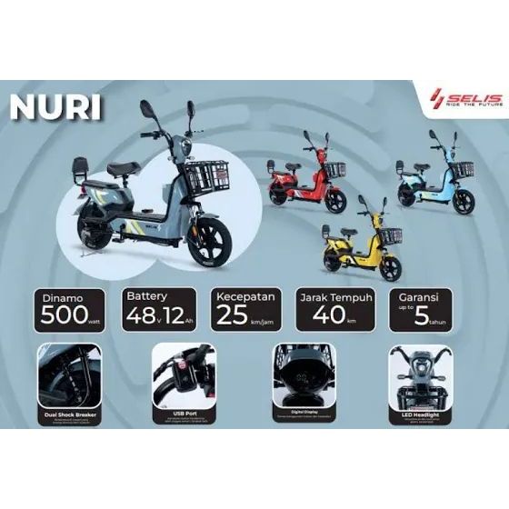 Sepeda Listrik Selis Nuri e-bike