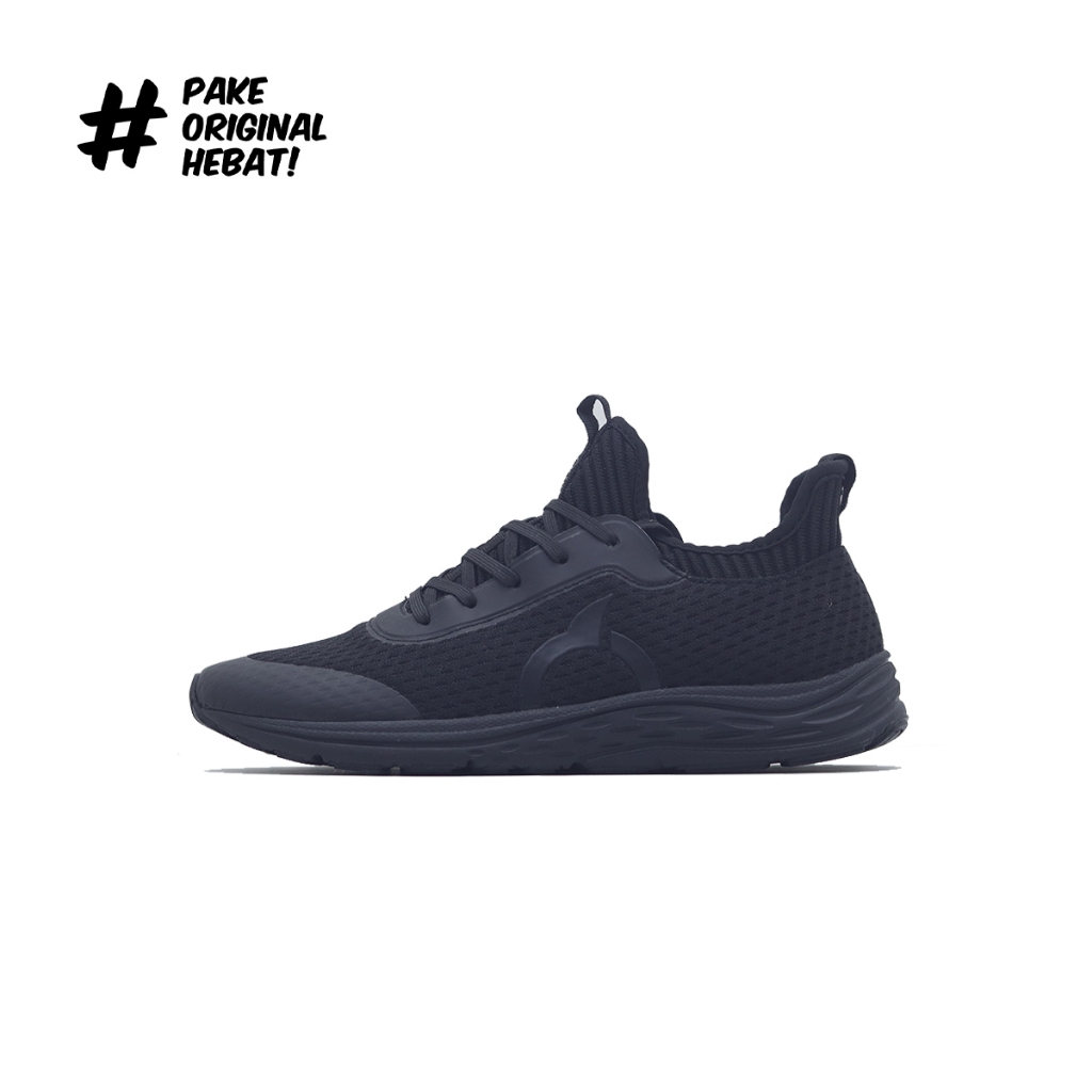 SEPATU SNEAKERS ORTUSEIGHT HARVARD - ALL BLACK