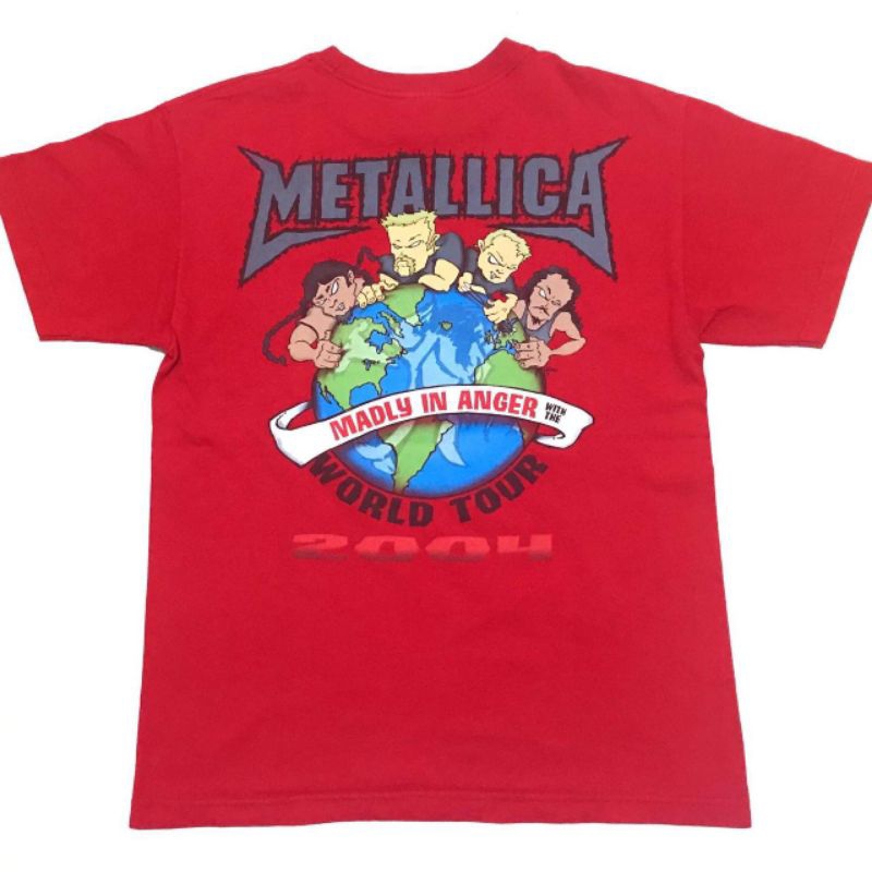 Kaos Metallica Vintage Tour 2004