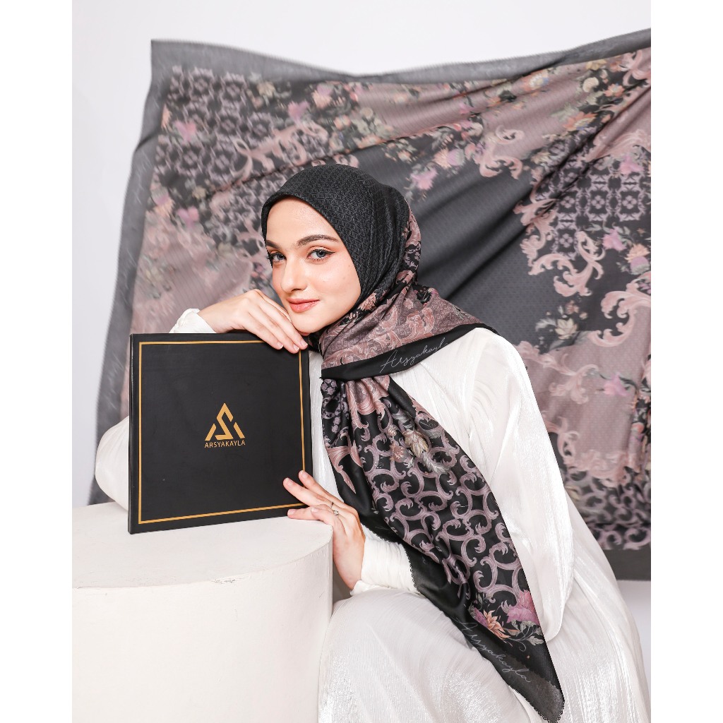 WAN ARSYAKAYLA Amora scraf by arsyakayla hijab segi empat premium