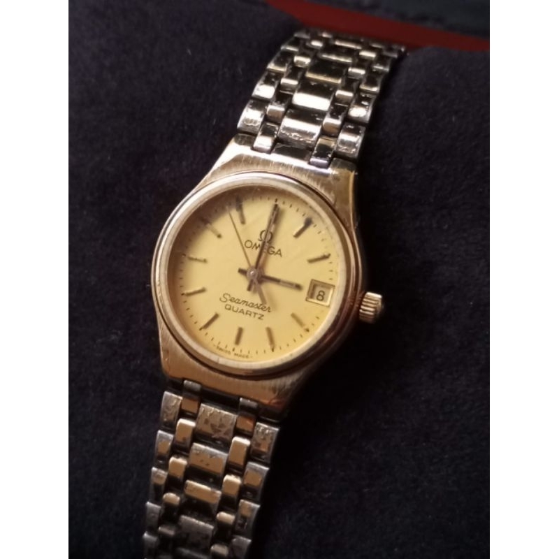 Omega Seamaster Cal 1380 Ladies Quartz Gold Plated