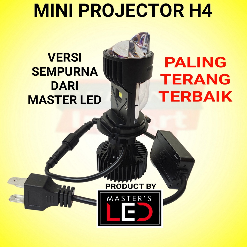 LAMPU LED MINI PROJIE BILED PROJECTOR MOBIL MOTOR H4 MASTER LED MP35L w Murah