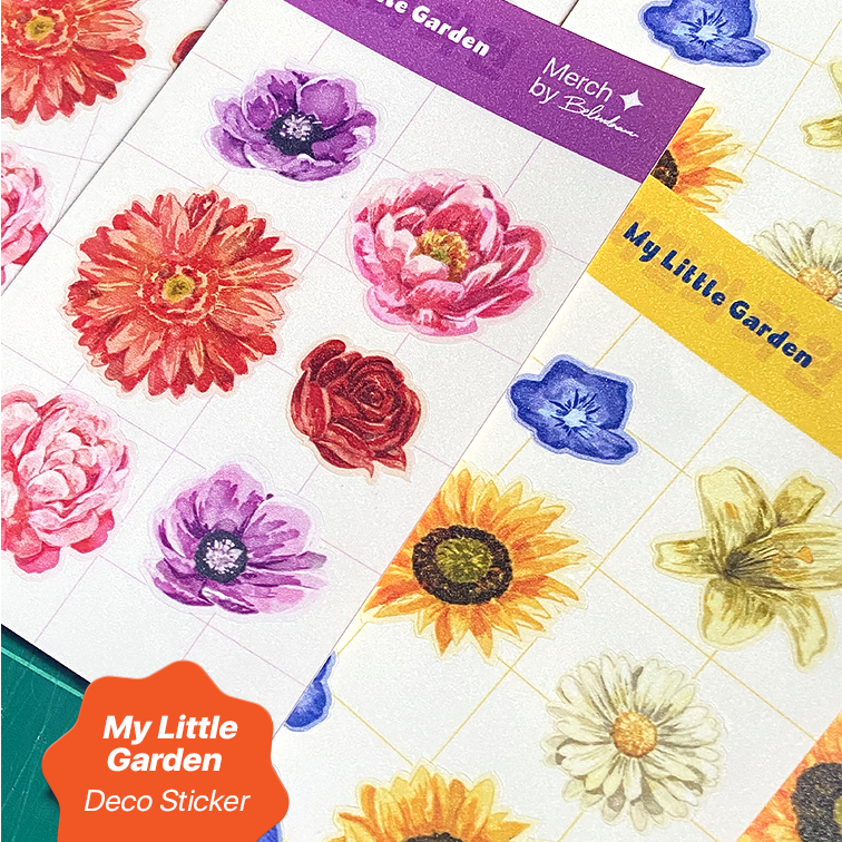 

My Little Garden Deco Sticker, Illustration by Belindaaam