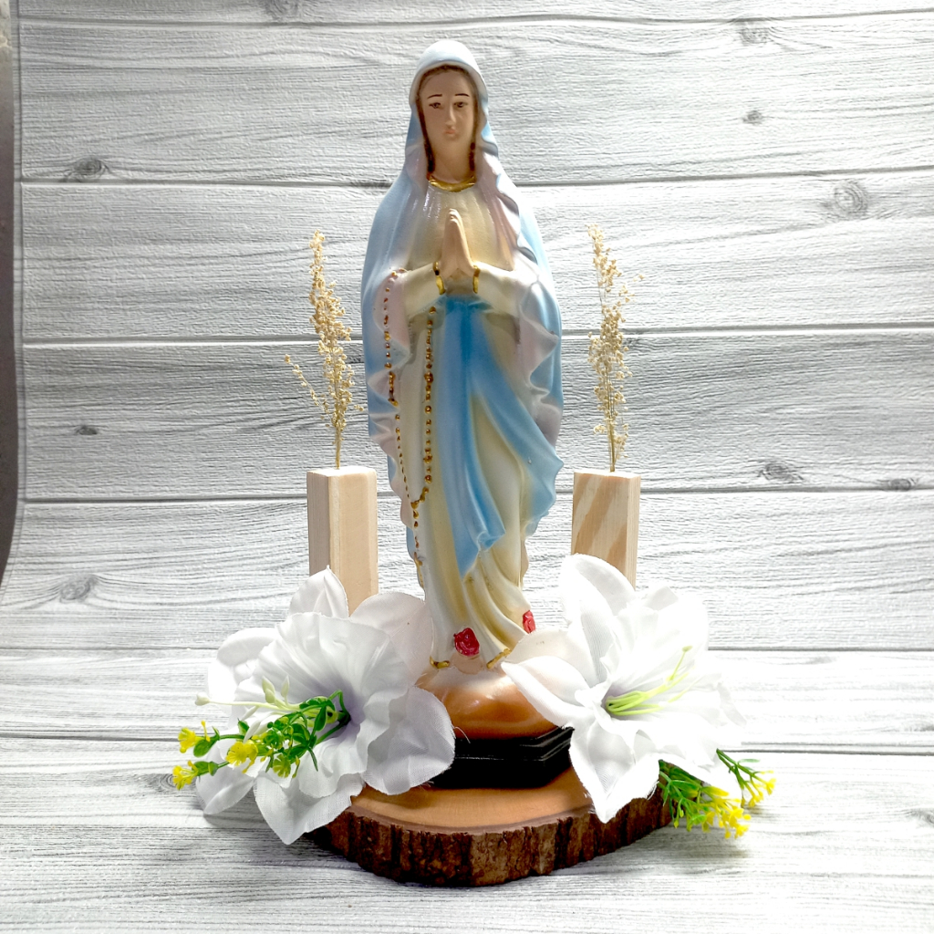 Patung Bunda Maria Katolik 30 cm/Patung Bunda Maria Fatima dan Patung Bunda Maria Berdoa/Aneka Patung Katolik