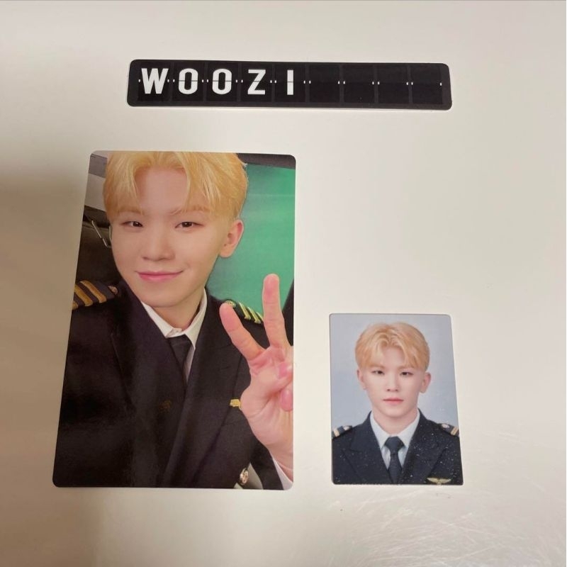 [Ready] Woozi pilot set membership kit seventeen photocard