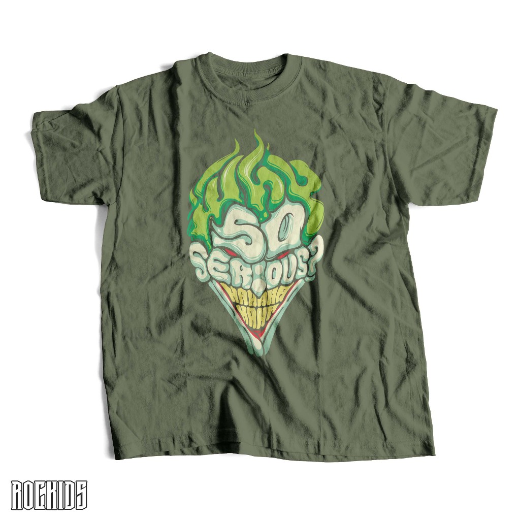 joker - why so serious - kids wear - kaos anak joker - kaos joker anak - joker tshirt kids - joker t
