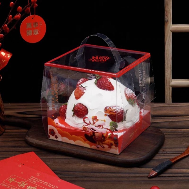 

(3SETS) kotak mika Imlek cake box Imlek kotak Imlek kotak sincia dessert box sincia