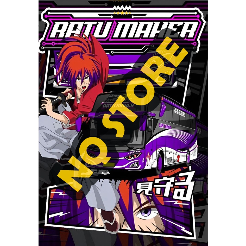 STIKER BUS TELOLET BASURI MANIA COLLECTION