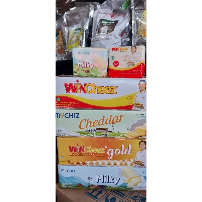 

New // Keju Mychiz Keju Cheddar 2 Kg 250 Gram 8 Pcs // 100% Original