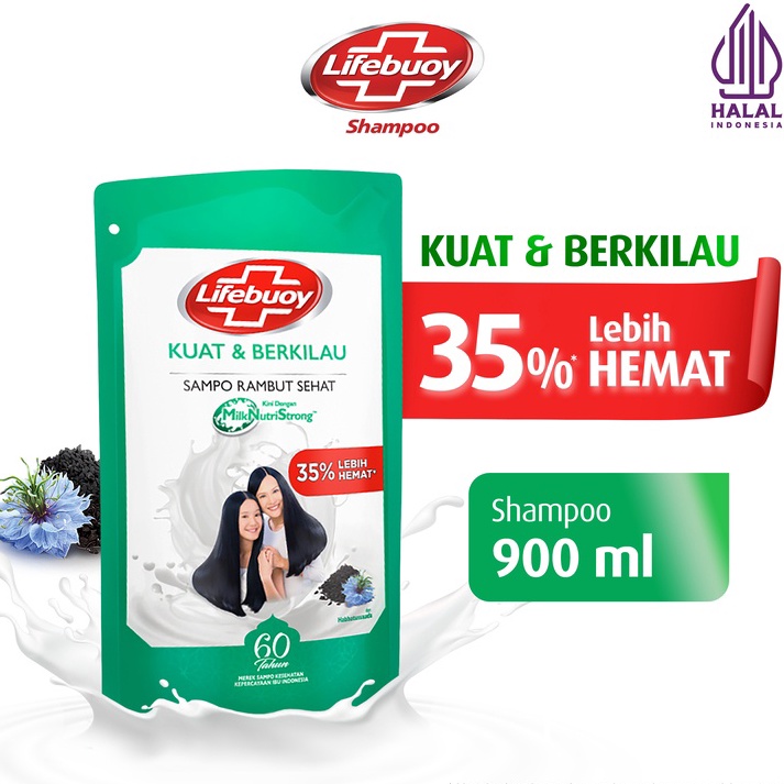 New event Lifebuoy Shampo Kuat  Berkilau 9 mL