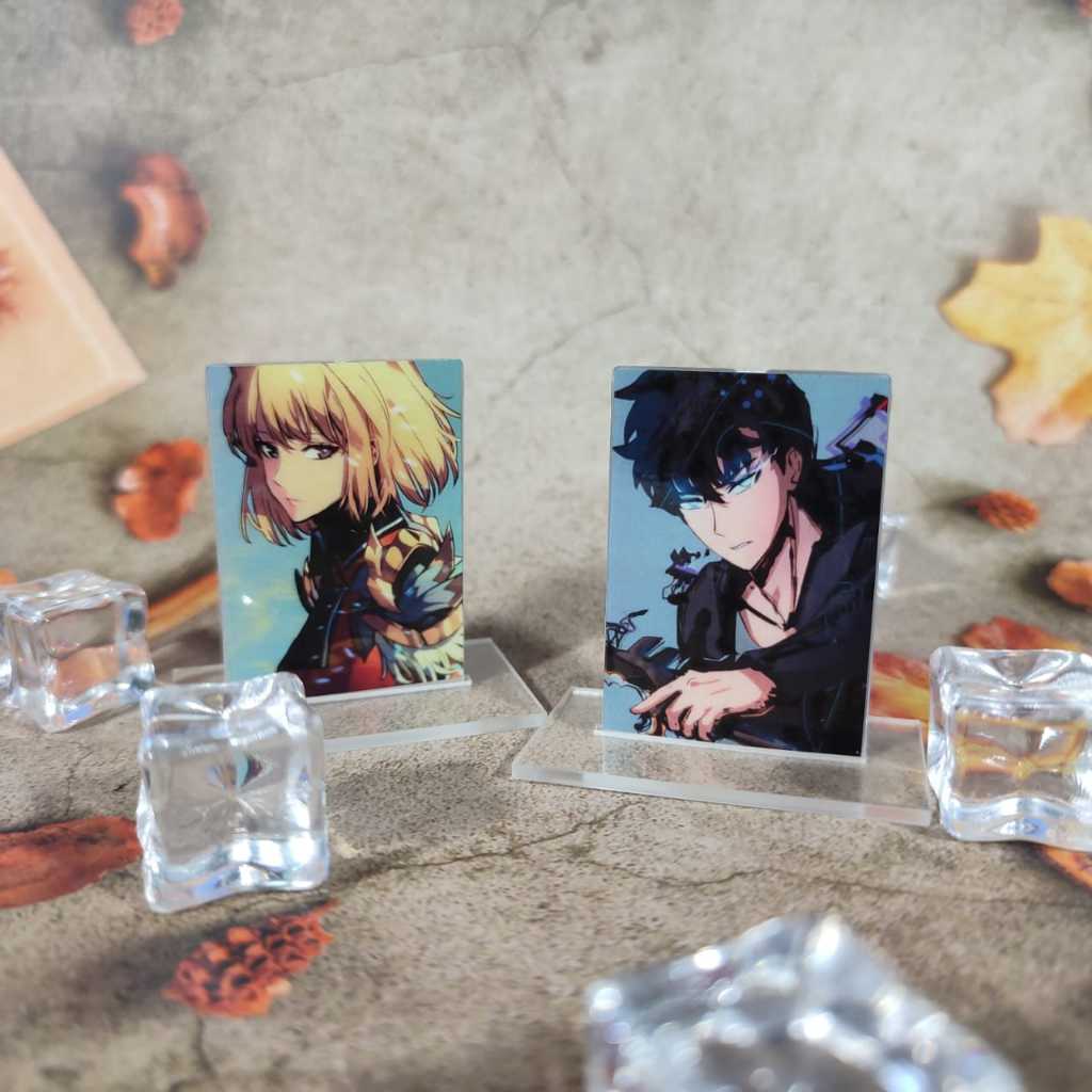 Standee Anime Solo Leveling - Action Figure Solo Leveling - Pajangan Akrilik Anime - Koleksi Anime