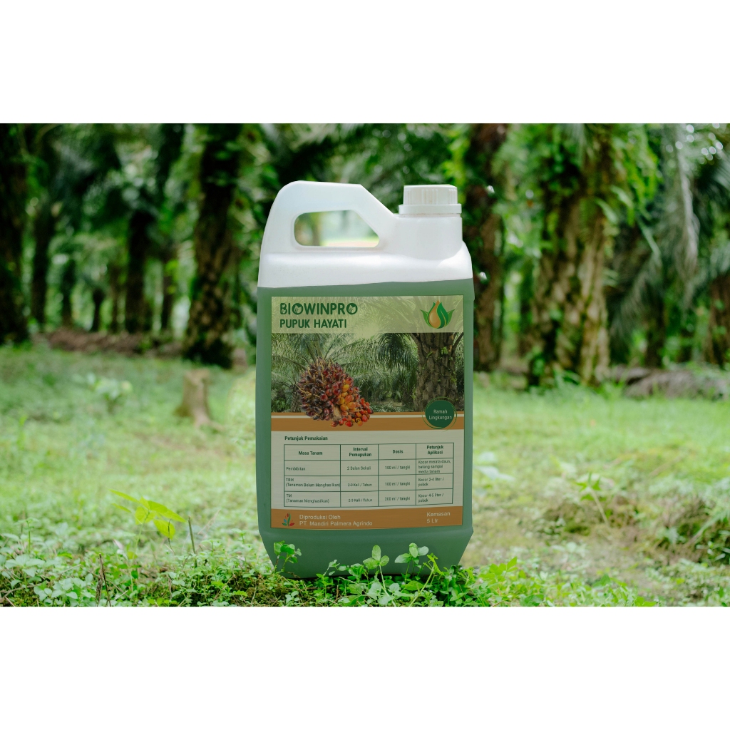 BIOWINPRO SAWIT 1 LITER | Pupuk Pembenah Tanah untuk Tanaman Sawit | Pupuk Organik Cair