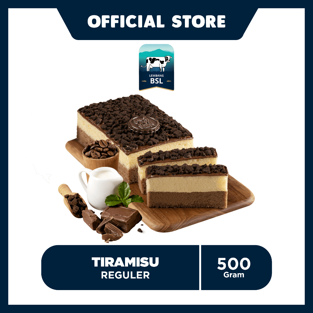 

Bolu Susu Lembang Tiramisu - Reguler Pack (550gr)