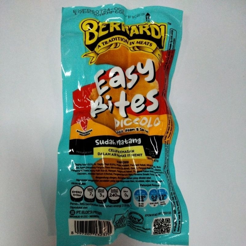 

BERNARDI EASY BITES SOSIS SAPI & AYAM PICCOLO