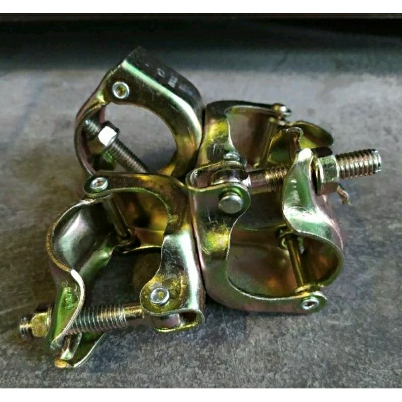 Klem Pipa Scaffolding Clamp Coupler Fixed & Swivel Clamp Steger Klem Pipa Hidup & Mati
