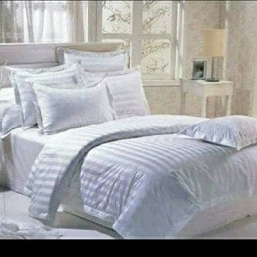 BED COVER  HOTEL PUTIH / WARNA UKURAN 90 - 120