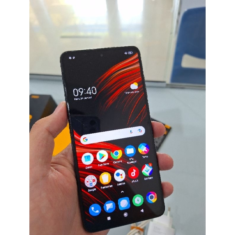 POCO X3 NFC 8/128GB Second Fullset Ex Garansi Resmi TAM ( Minus )