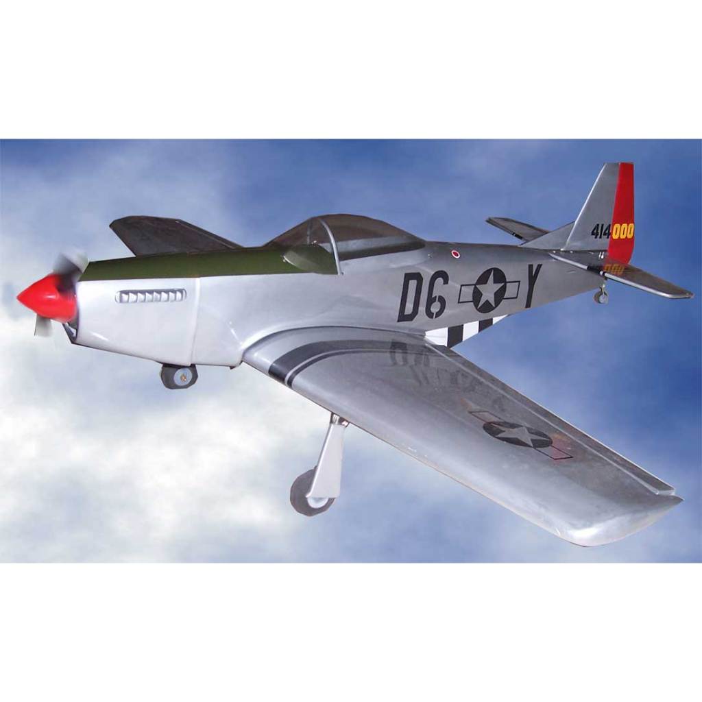 Pesawat Model RC Aeromodeling P51D Mustang 40 ARC Airframe Only