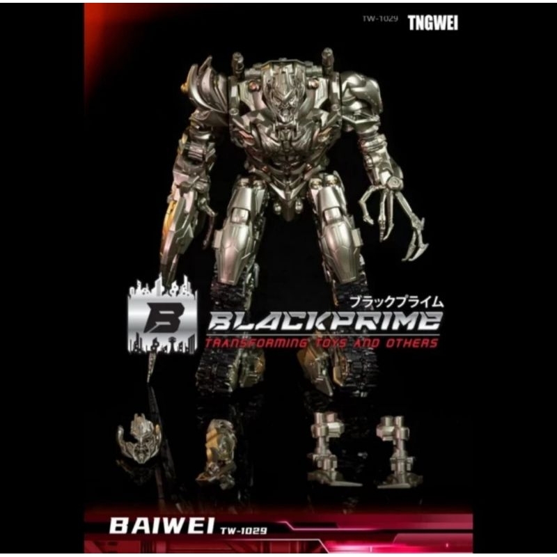 Baiwei megatron TW-1029 Megatron Tank mainan robot transform megatron