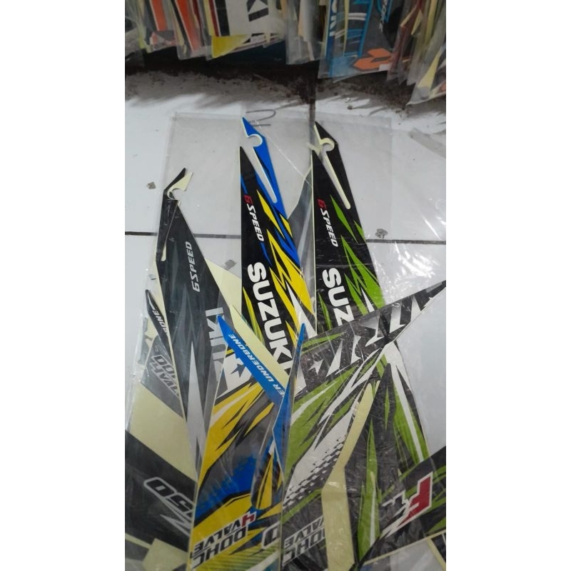 Bisa COD Stiker Striping satria Fu Facelift 2015 ORI full body
