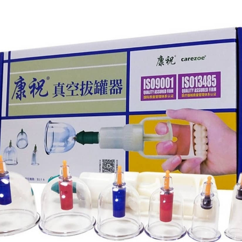 Alat Bekam Kangzhu CAREZOE 12 Kop Cupping Kit Lengkap