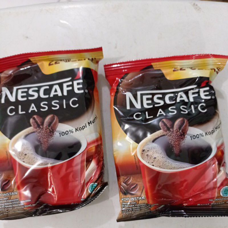 

Nescafe clasic Bag Kopi Robusta instan 45gram