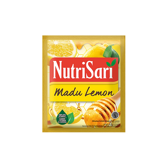 

Nutrisari madu lemon 10 sachet