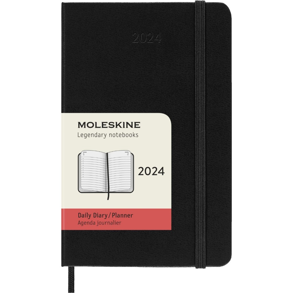 

Aleta Moleskine 2024 Daily Planner/Agenda/Journal -Hardcover Edition