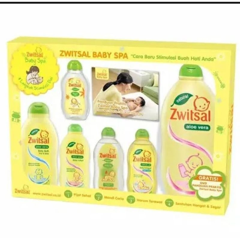 Zwitsal Essential Gift Set - Perlengkapan Mandi Bayi 1 Set Lengkap - Kado Perlengkapan Mandi Bayi -