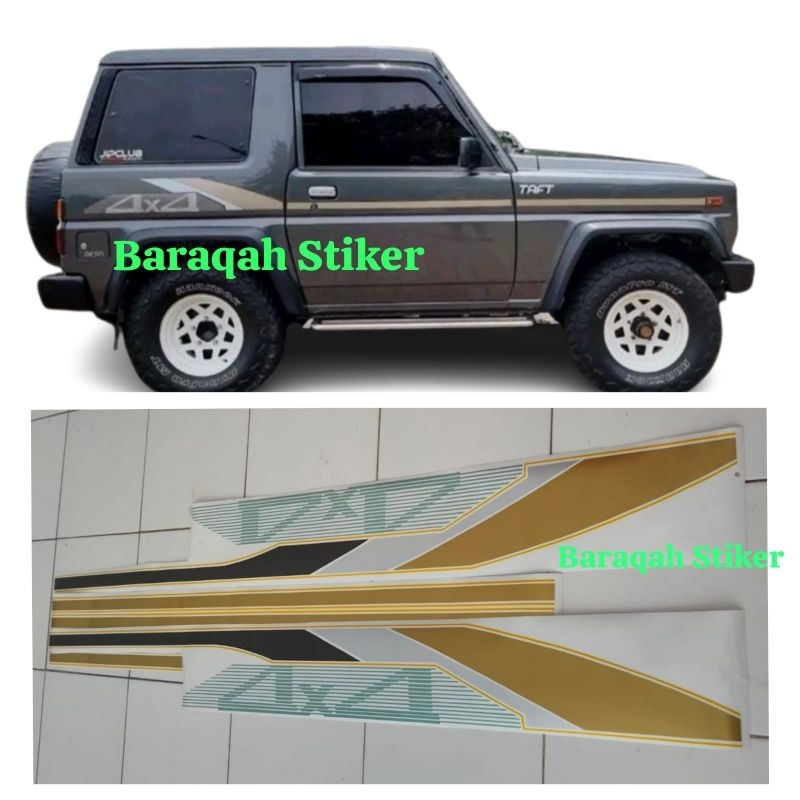 Striping body stiker mobil Taft Rocky 4x4/Taft Rocky/Taft GT Rocky HiAST