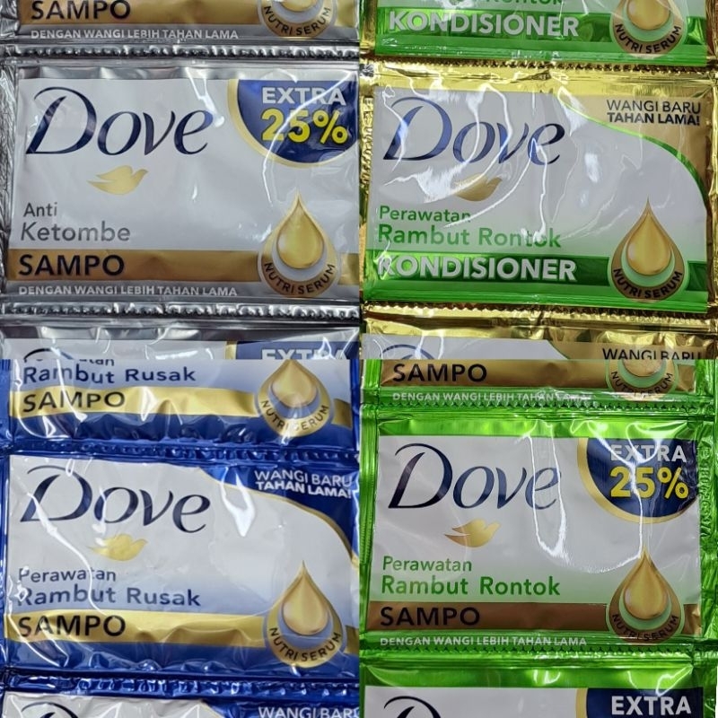 DOVE SAMPO SACHET 8ml