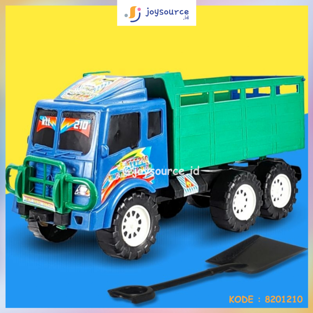 MAINAN TRUCK TRONTON BAN DOBEL KTT210 / MAINAN ANAK TRUCK BAK BESAR MURAH