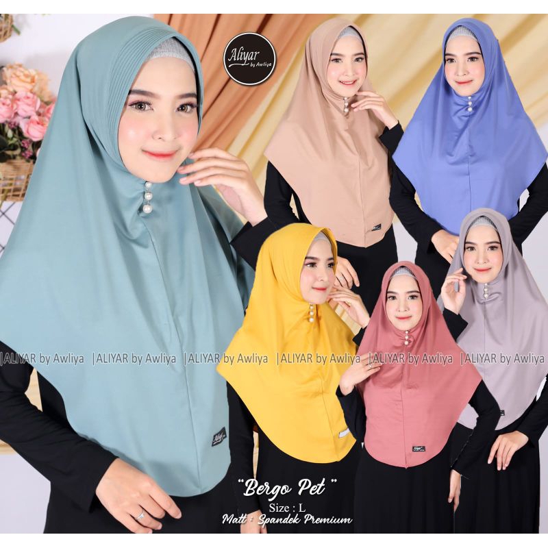 hijab bergo L Jersey premium//hijab bergo//hijab instan// hijab Jersey//jilbab instan//jilbab bergo 