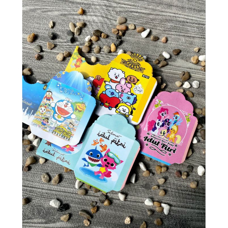 

[BISA PILIH ] 100 lbr Amplop "SEDANG KARAKTER A" free plastik