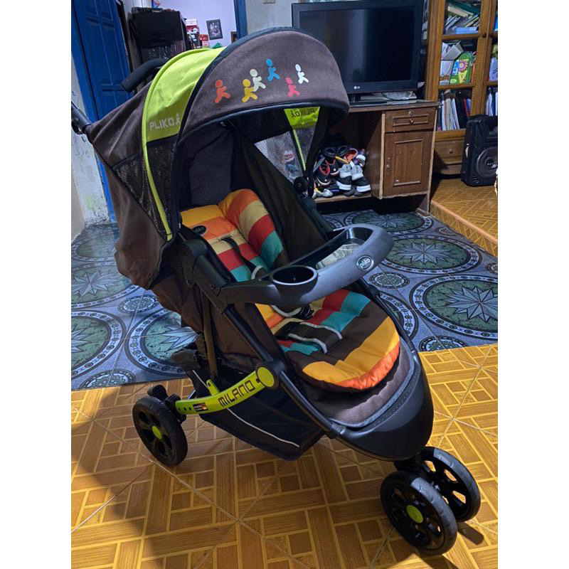 PRELOVED STROLLER PLIKO MILANO 568 (LIKE NEW)