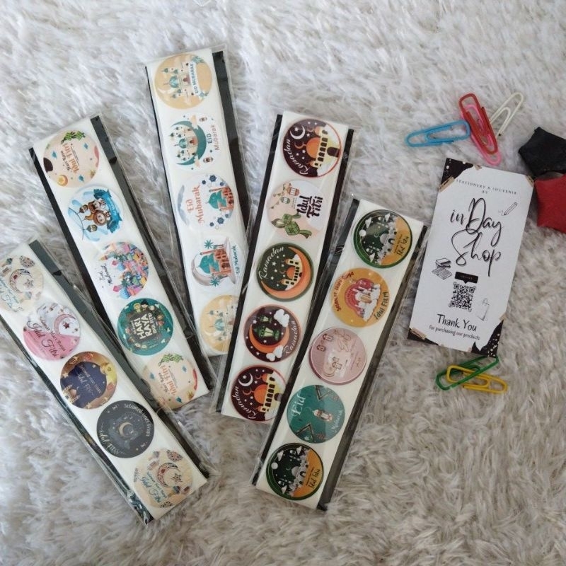 

(50pcs) Sticker IDUL FITRI/EID MUBAROK | INDAY SHOP