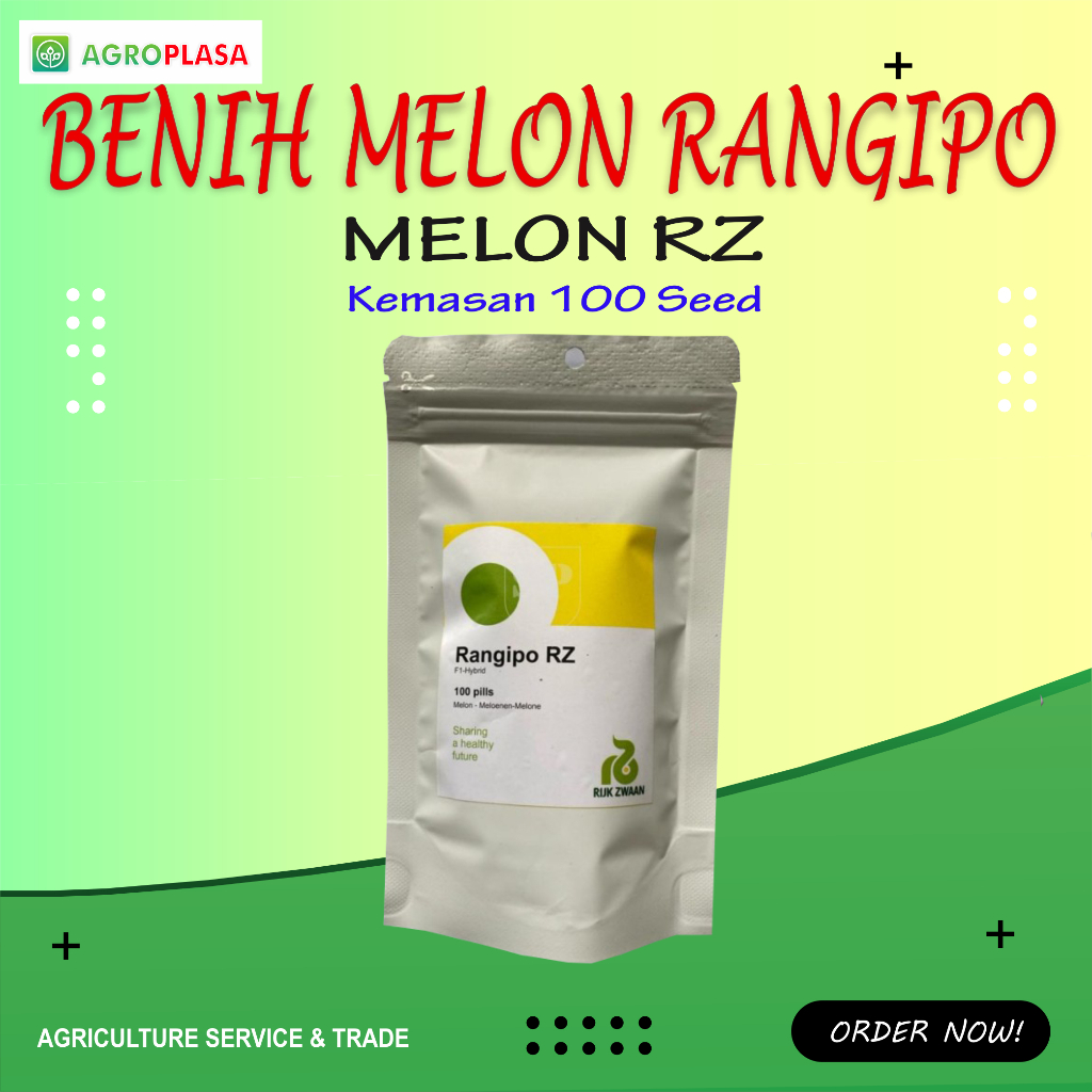 Benih Melon Rangipo Rz Kemasan Repack 100 Seed