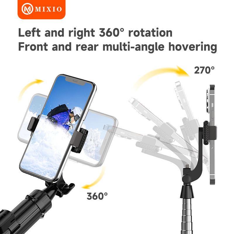 MIXIO A31 160CM Tongsis Bluetooth Selfie Stick Tripod