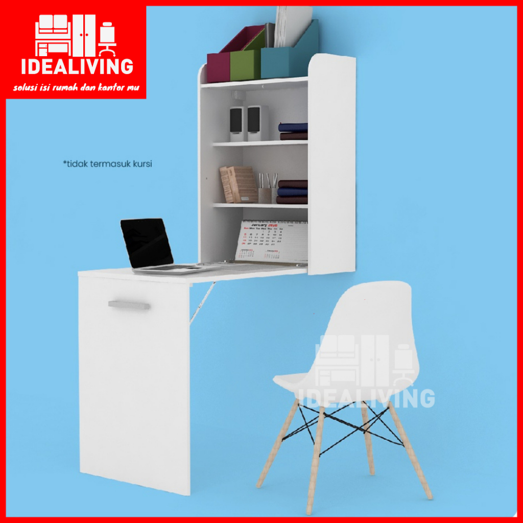 CASABRAS DC MEJA LIPAT DINDING / MEJA KERJA / MEJA BELAJAR LIPAT GANTUNG