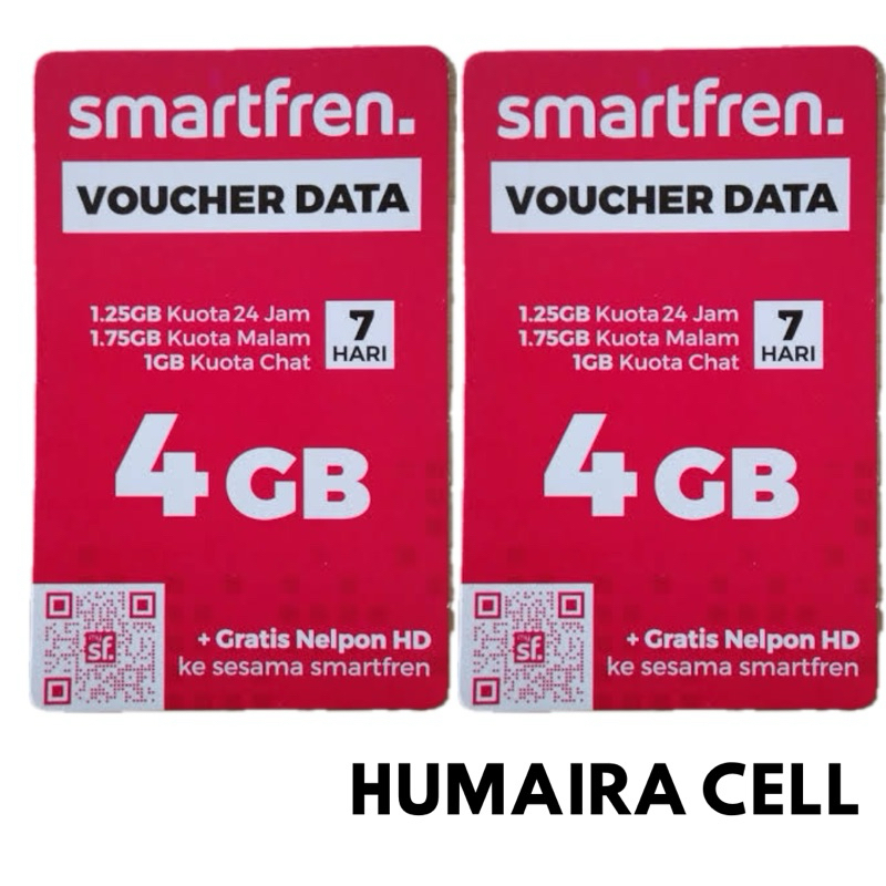 VOCHER KUOTA SMARTFREN 4 GB
