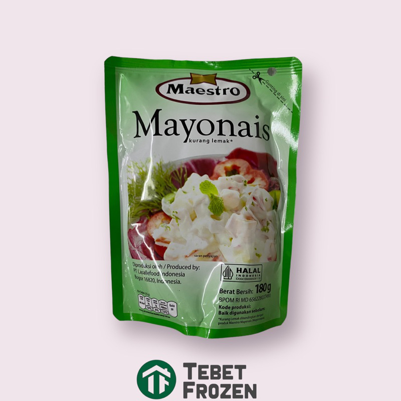 

MAESTRO MAYONAISE ORIGINAL 180GR - TEBET FROZEN